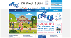 Desktop Screenshot of foiredevichy.fr